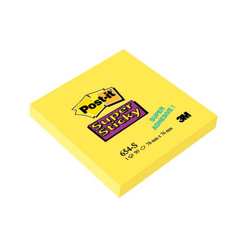 Post-it&#174; 654S 76x76mm 90lap