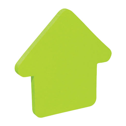 Öntapadós oldaljelölő papír 80x80x5mm 50lap DONAU nyíl forma zöld