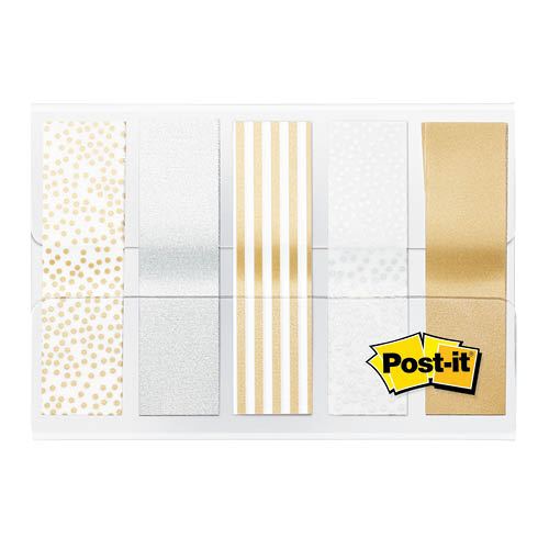 Post-it&#174; Index jel&#246;lőc&#237;mke 11.9mm x 43.2mm 5x20 c&#237;mke &quot;met&#225;lsz&#237;nek&quot;