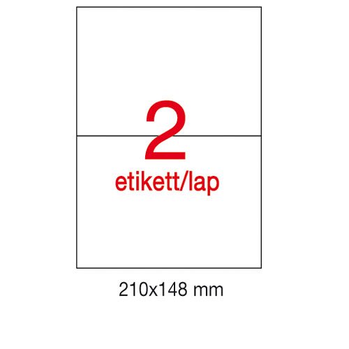 Etikett A1787 148x210mm 500&#237;v Apli