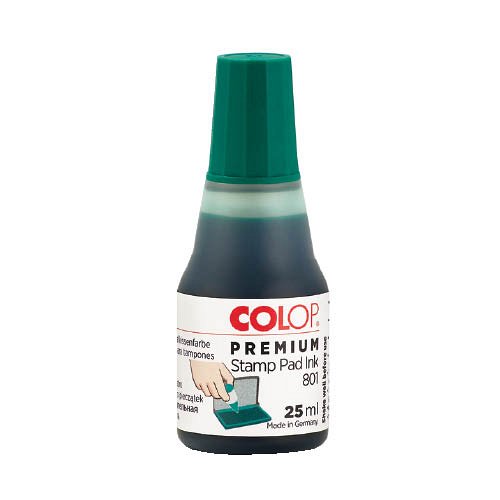 B&#233;lyegzőfest&#233;k Colop 801 Premium 25 ml z&#246;ld