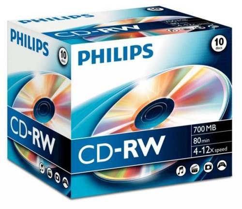 CD-RW Philips &#250;jra&#237;rhat&#243; 12x