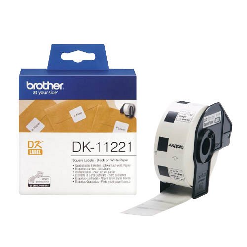 C&#237;m etikett 29x62mm Brother DK-11209 800db/tekercs