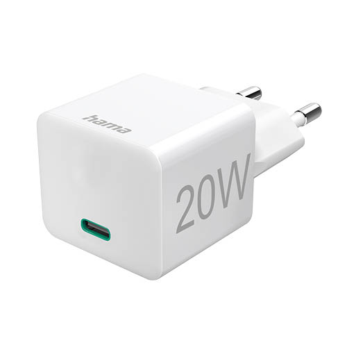 H&#225;l&#243;zati t&#246;ltő mini HAMA USB TYPE-C PD/QC