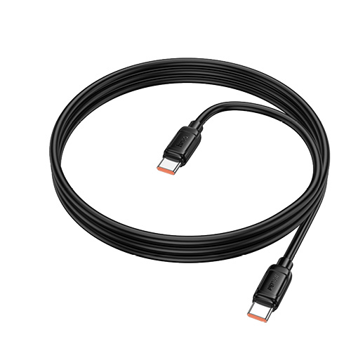 Adatkábel HOCO X115 Surpass 240 W-os gyors töltésű C-C fekete