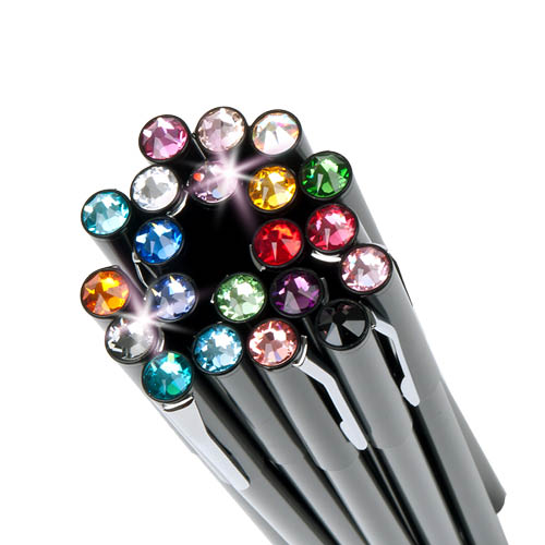 Goly&#243;sir&#243;n fekete 13,5cm &quot;MADE WITH SWAROVSKI ELEMENTS&quot; m&#225;gneses black diamond cikl&#225;men