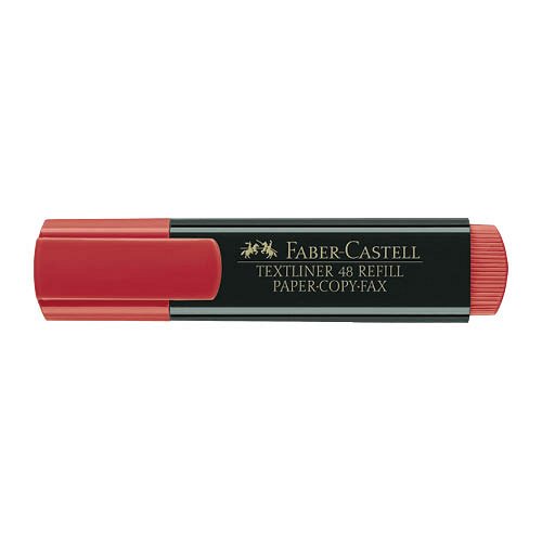 Sz&#246;vegkiemelő Faber-Castell piros