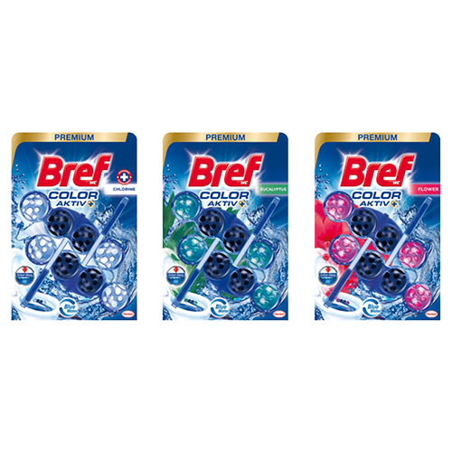 WC tiszt&#237;t&#243; Bref Color aktiv 2x50g