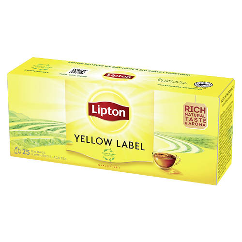 Tea Lipton Yellow Label 25x2g