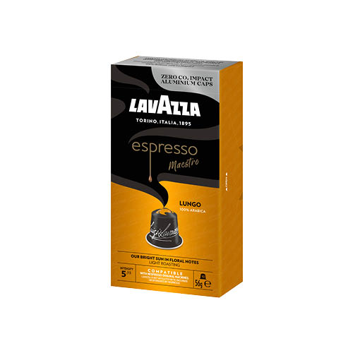 K&#225;v&#233;kapszula Nespresso kompatibilis LAVAZZA Lungo 10db