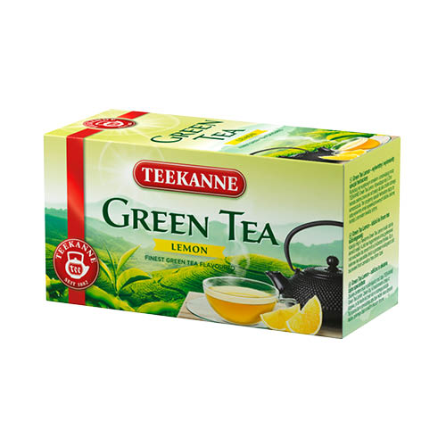 Tea TEEKANNE Z&#246;ld tea citrom arom&#225;val 20x1,75g