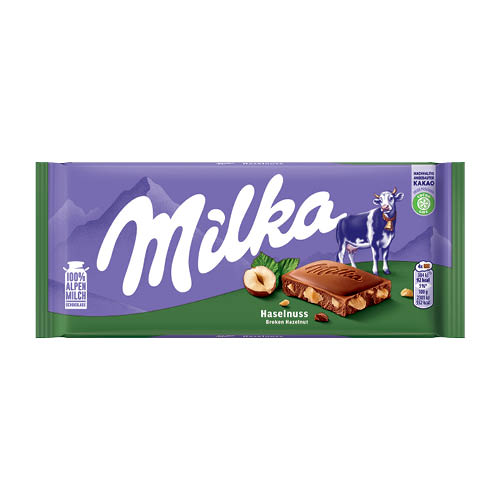 Csokol&#225;d&#233; MILKA t&#225;bl&#225;s mogyor&#243;s 100g