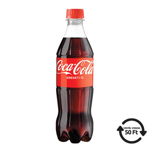 &#220;d&#237;tőital Coca-Cola 0,5l  DRS d&#237;jas