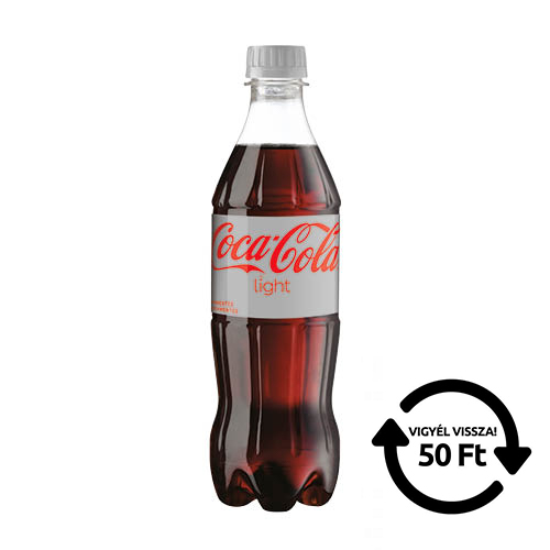 &#220;d&#237;tőital Coca-Cola light 0,5l  DRS d&#237;jas