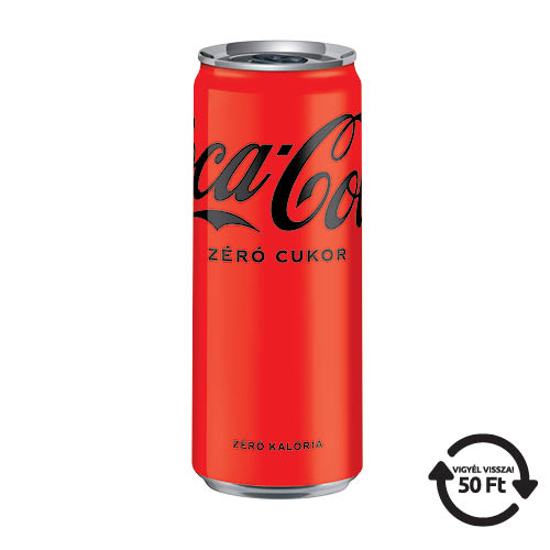 &#220;d&#237;tőital Coca-Cola Zero 0,33l  DRS d&#237;jas