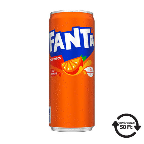 &#220;d&#237;tőital Fanta 0,33l narancs  DRS d&#237;jas