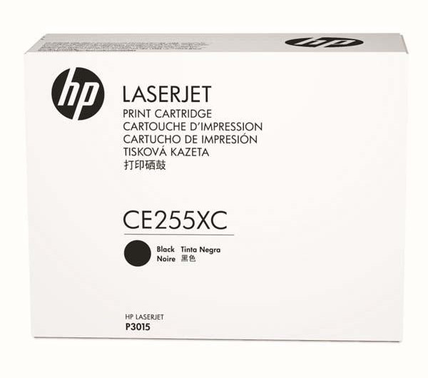 HP l&#233;zertoner CE255XC No.55X fekete 12500 old.