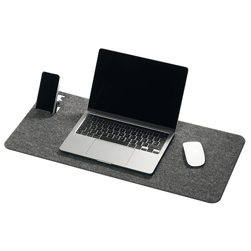 Hordozható asztali könyöklő filcből DURABLE 70 x 33 cm szürke