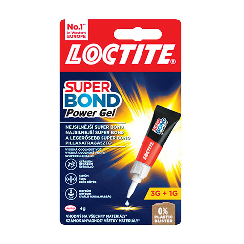 Pillanatragasztó Loctite Super Bond Power Gel 4g