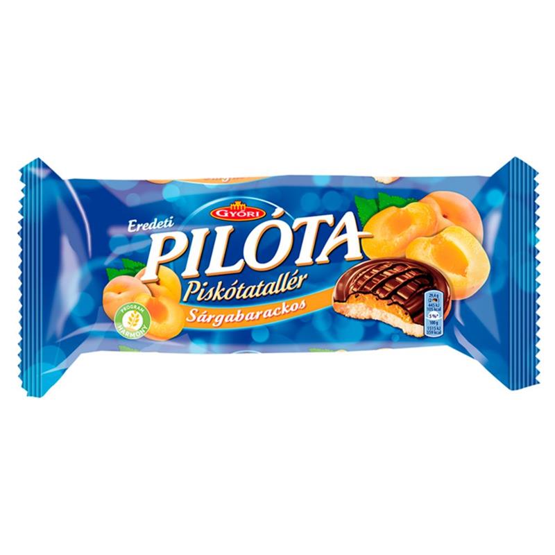 Pilóta Piskótatallér sárgabarackos 147g