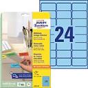 Etikett címke speciális L6032-20 visszaszedhető 63,5x33,9mm kék
