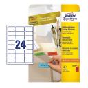Etikett címke speciális L6032-20 visszaszedhető 63,5x33,9mm piros