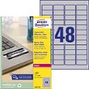 Etikett címke speciális L6009-100 ipari ezüst poliészter 45,7x21,2mm