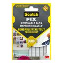 Ragasztó négyzetek kétoldalú Scotch-Fix™ 11mmx15mm 36db visszaszedhető beltéri