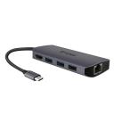 USB Elosztó YENKEE YTC 081 USB-C 8 portos Multiport HUB