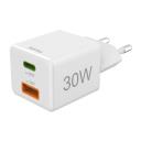 Hálózati töltő HAMA USB & TYPE-C "PD/QC" (30W) univerzális