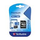 Memóriakártya Verbatim Micro SDHC 16GB Class 10 + adapter