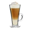 Lattes üvegpohár füllel 260ml 6db-os készlet