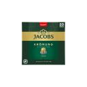 Kávékapszula Nespresso kompatibilis JACOBS Krönung Crema 20db