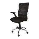 Forgószék irodai RHODES karfával hálós fekete