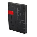 Jegyzetfüzet A/5 "404 NOTES FOUND - BLACK" N167 Square piros