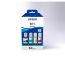 Epson tintapatron T03V6 No.101 szett (f/k/b/s) 337ml (fekete:127ml,színek:70ml)