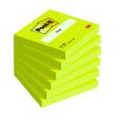 Post-it® 654 76 x 76 mm 100 lap neonzöld