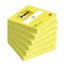 Post-it® 654 76 x 76 mm 100 lap neonsárga