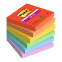 Post-it® Super Sticky 654-6SS-PLAY 76 × 76 mm 90 lap 6 tömb Playful