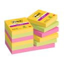 Post-it® Super Sticky 622-12SS-CARN 47,6x47,6 mm 90 lap 12 tömb CARNIVAL