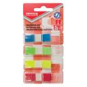 Öntapadós oldaljelölô PP 12x43mm 4x35címke OFFICE PRODUCTS