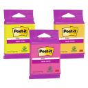 Post-it® Super Sticky 6820-SS3N 76 x 76 mm 75 lap vegyes színek