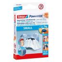 Kétoldalú ragasztócsík tesa® Powerstrips SMALL kisméretű 14 x 34 mm 14 db-os csomag