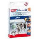 Kétoldalú ragasztócsík tesa® Powerstrips LARGE nagyméretű 50 x 20 mm 10 db-os csomag